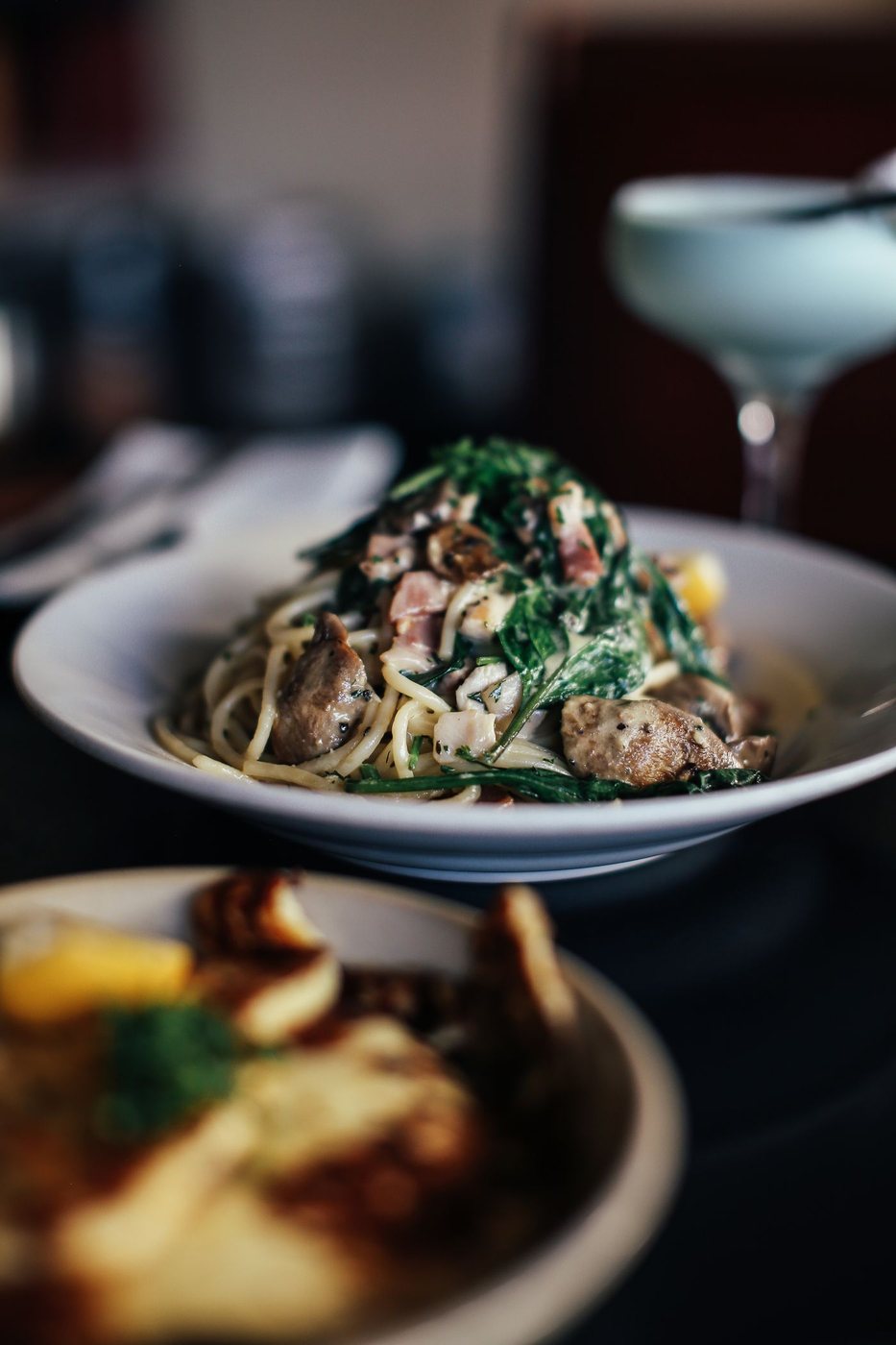 Piatto di un ristorante locale